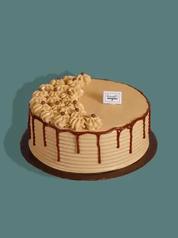 SALTED CARAMEL VANILLA CAKE