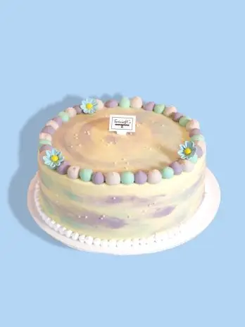 COTTON CANDY VANILLA CAKE