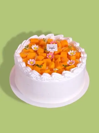 MANGO PANDAN STICKY RICE CAKE